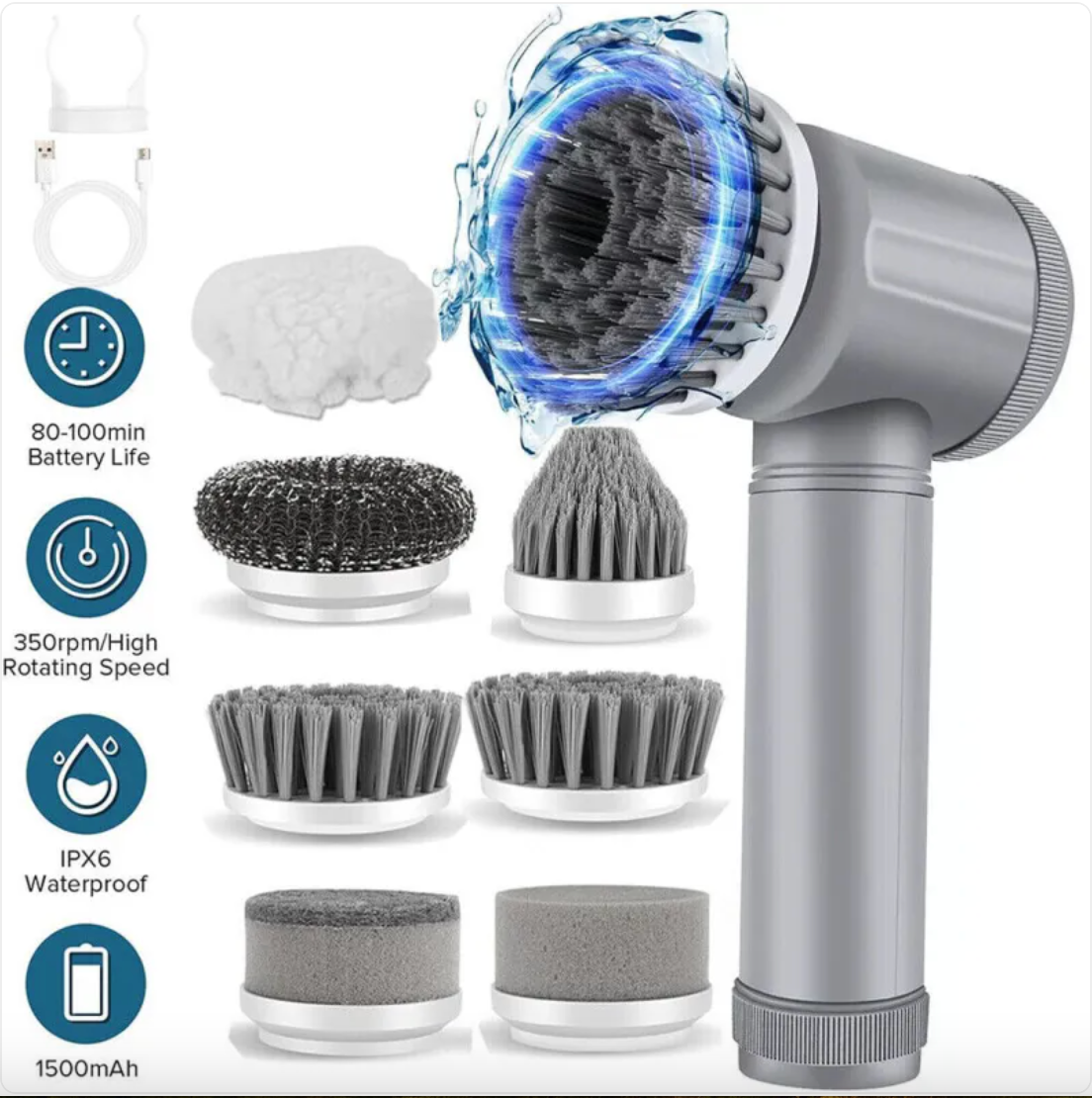 PowerSpin Cordless Scrubber