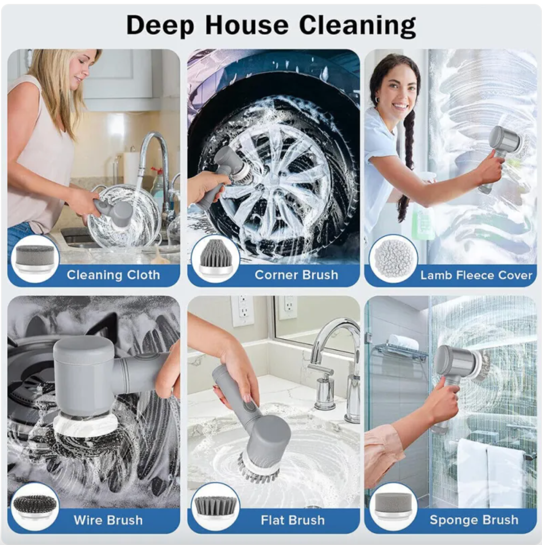 PowerSpin Cordless Scrubber